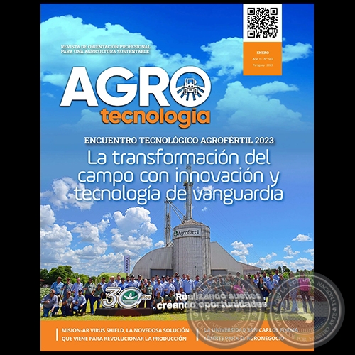 AGROTECNOLOGÍA – REVISTA DIGITAL - ENERO - AÑO 11 - NÚMERO 140 - AÑO 2023 - PARAGUAY